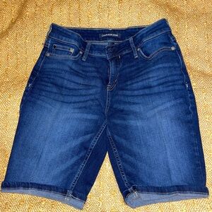 Dark Wash Calvin Klein Shorts